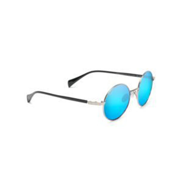 Picture of Mokupuni Polarized Sunglasses Titanium Frame Blue Hawaii Lens