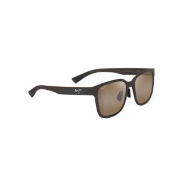 Picture of Paulele Asian Fit Polarized Sunglasses Matte Brown Frame HCL Bronze Lens