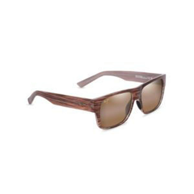 Picture of Keahi Polarized Sunglasses Brown Stripe Frame HCL Bronze Lens