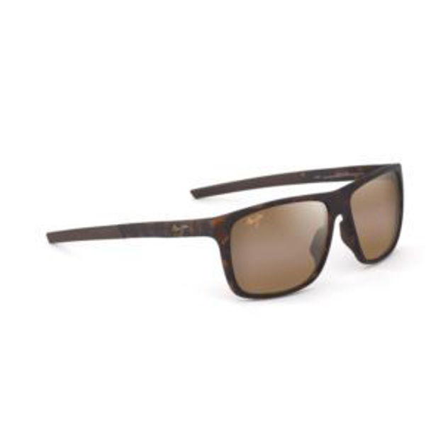 Picture of Lehopulu Polarized Sunglasses Matte Dark Havana Frame HCL Bronze Lens
