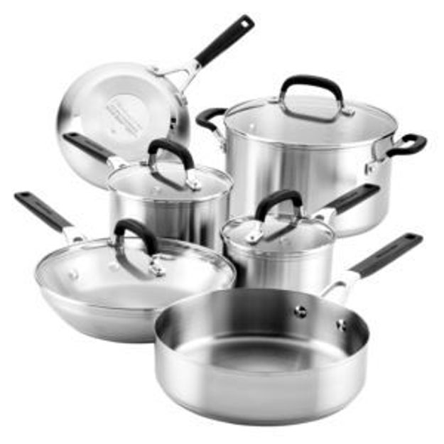 Picture of 10pc Stainless Steel Cookware Set