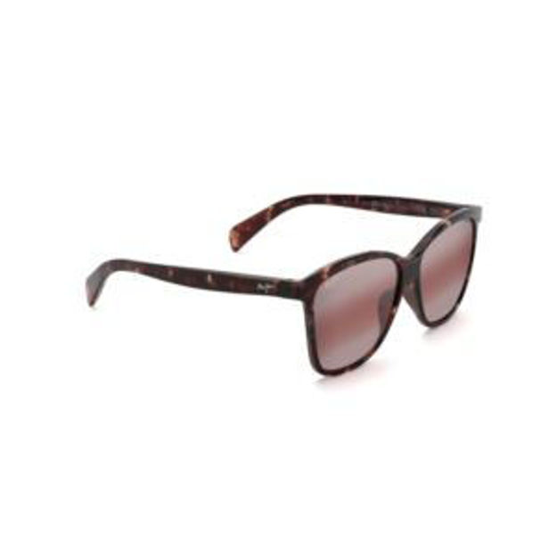 Picture of Liquid Sunshine Polarized Sunglasses Red Tortoise Frame Maui Rose Lens