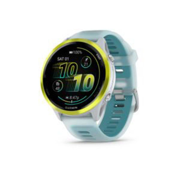 Picture of Forerunner 570 47mm Advanced GPS Running Smartwatch Whitestone/Amp Yellow