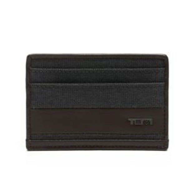 Picture of Alpha Slim Card Case Anthracite/Brown