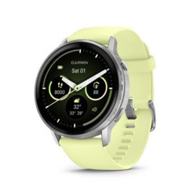 Picture of Venu 4 GPS Health & Fitness Smartwatch - 45mm Silver w/ Citron
