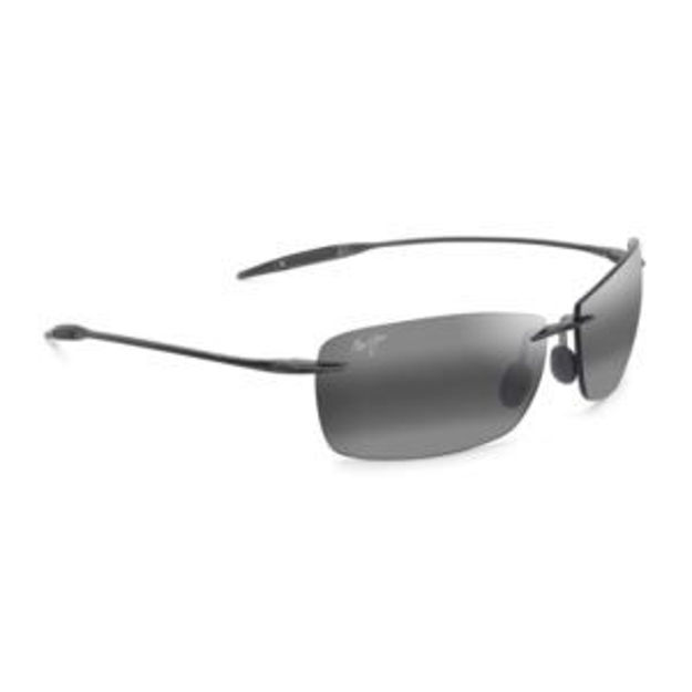 Picture of Lighthouse Polarized Sunglasses Shiny Light Gray Frame Neutral Gray Lens