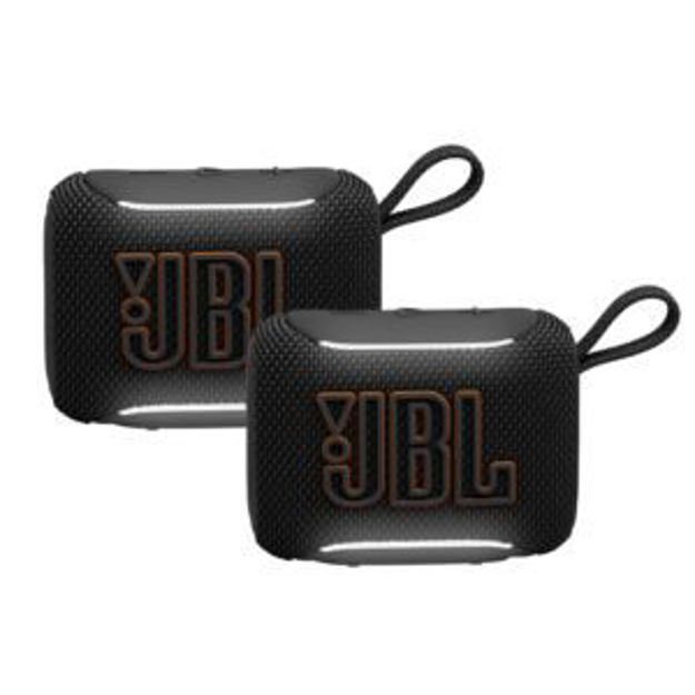 Picture of Go 5 Ultra-Portable Waterproof Bluetooth Speaker Bundle - 2pc Black