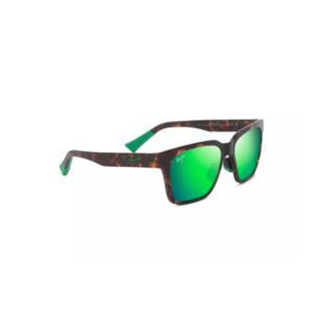 Picture of Punikai Polarized Sunglasses Dark Havana Frame MAUIGreen Lens