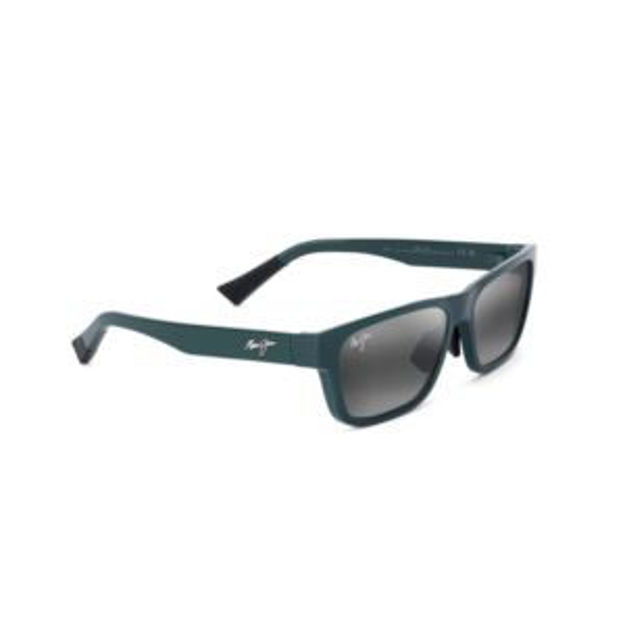 Picture of Keola Polarized Sunglasses Shiny Dark Green Frame Neutral Gray Lens