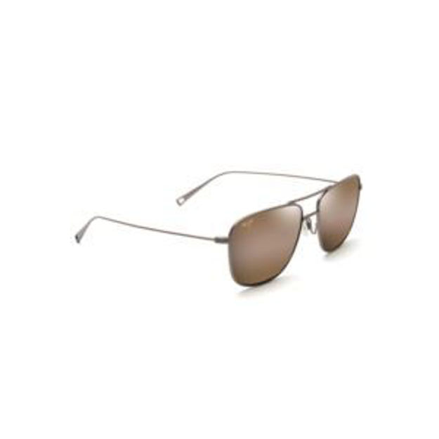 Picture of Mikioi Polarized Sunglasses Satin Sepia Frame HCL Bronze Lens