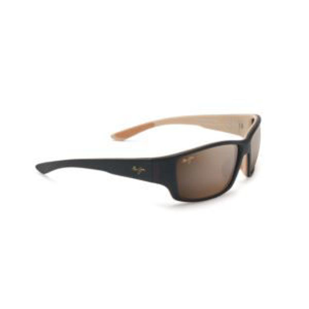 Picture of Local Kine Polarized Sunglasses Matte Dark Brown Frame HCL Bronze Lens