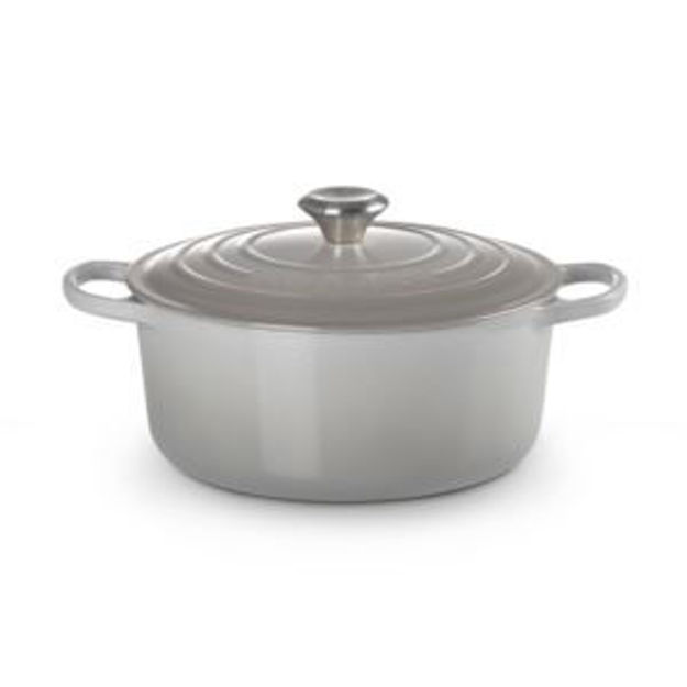 Picture of 5.5qt Signature Cast Iron Round Dutch Oven French Gray