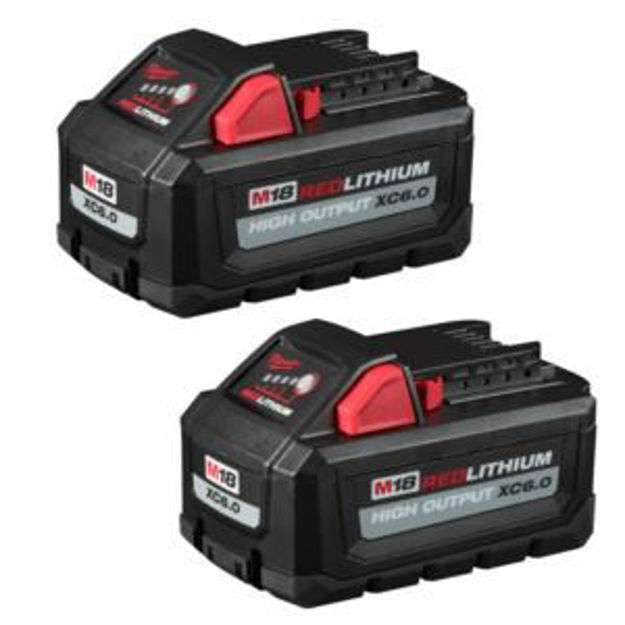 Picture of M18 REDLITHIUM High Output XC6.0 Battery Pack 2-Pack