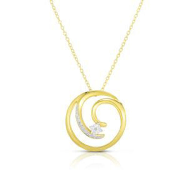 Picture of Diamond Swirl Necklace