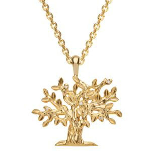 Picture of Tree of Life Necklace Gold