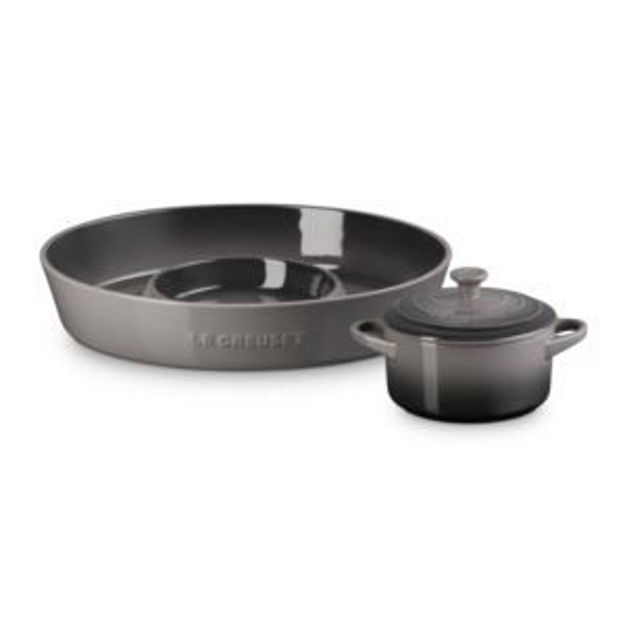 Picture of 2pc Chip & Dip Entertainment Set Oyster