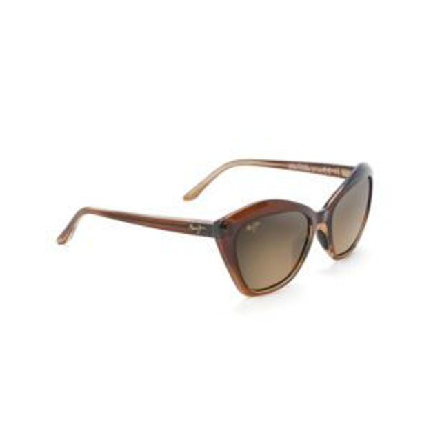 Picture of Lotus Polarized Sunglasses Chocolate Fade Frame HCL Bronze Lens