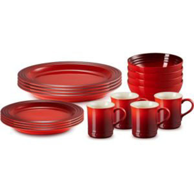Picture of 16pc Vancouver Dinnerware Set - Cerise