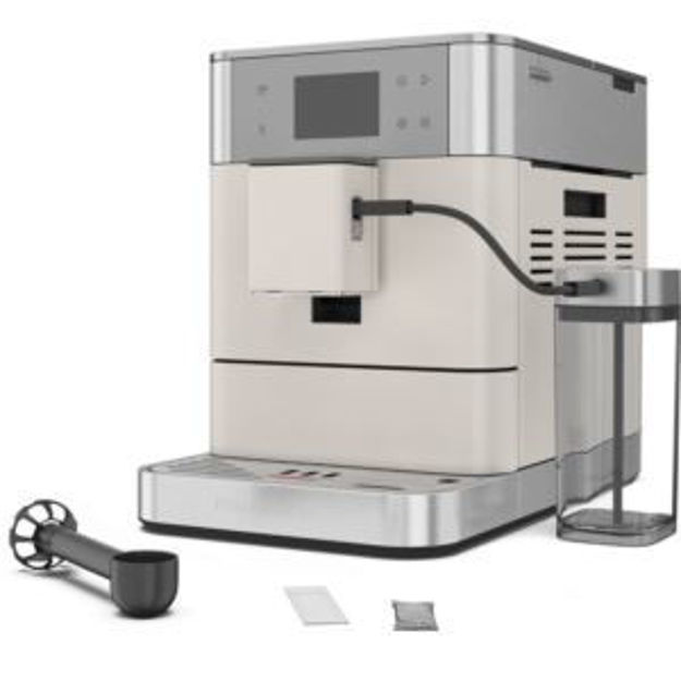 Picture of KitchenAid Fully Automatic Espresso Machine KF7 with Milk Attachment, KES8557PL, Porcelain White