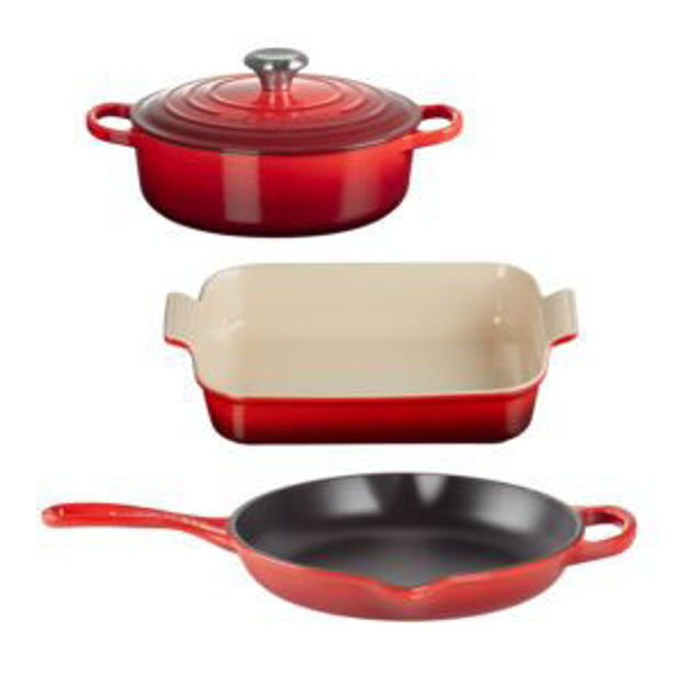 Picture of 4pc Kitchen Essentials Set Cerise