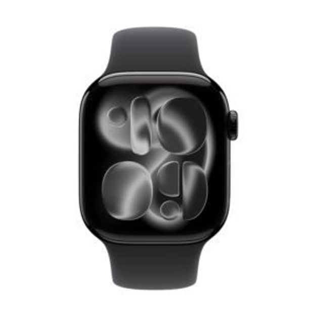 Picture of Watch Series 11 GPS 42mm Jet Black Aluminum Case w/ Black Sport Band M/L