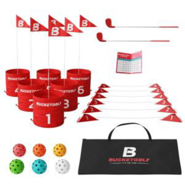 Picture of Bucketgolf Bundle 6 Hole Set w Clubs