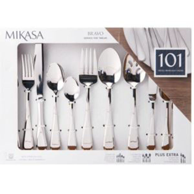 Picture of Bravo 101pc 18/10 Stainless Steel Flatware Set