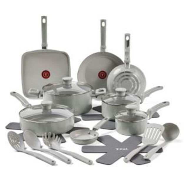 Picture of Refresh Ceramic Non-Stick 20-Piece Cookware Set - Moon Grey