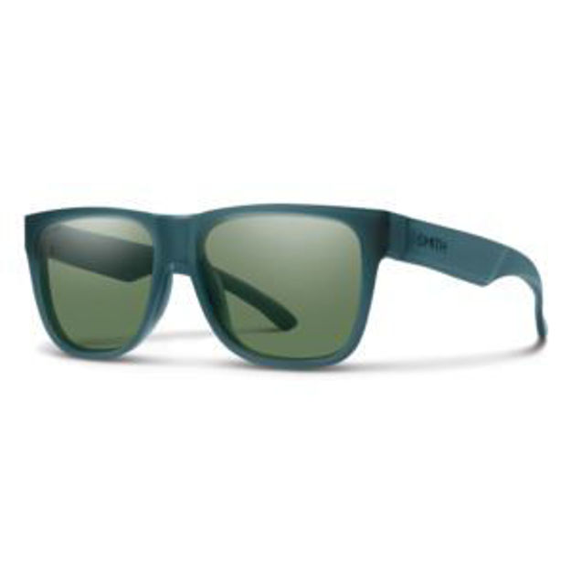 Picture of Smith - Lowdown 2 Core Sunglasses - (Frame) Matte Pacific Crystal; (Lens) Gray Green