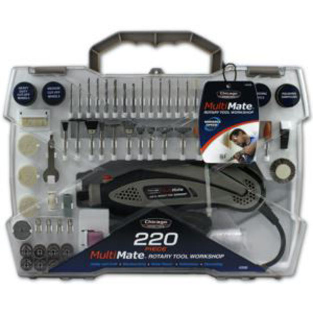 Picture of Chicago Power Tool MultiMate 220-Piece Rotary Tool Set
