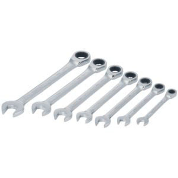 Picture of 7pc MM Ratcheting Combination Wrench Set