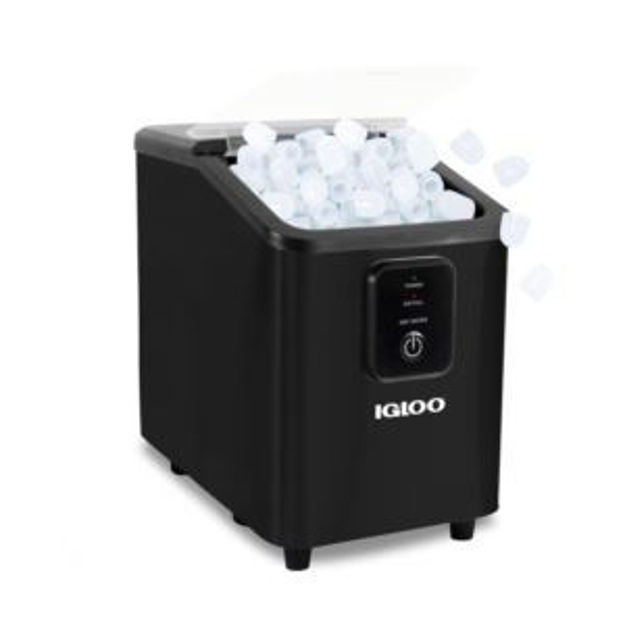 Picture of 26lb Self-Cleaning Portable Countertop Ice Maker Black
