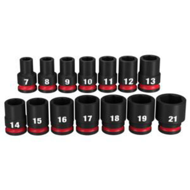 Picture of 14pc SHOCKWAVE Impact Duty 3/8" Drive Metric Standard 6 Point Socket Set