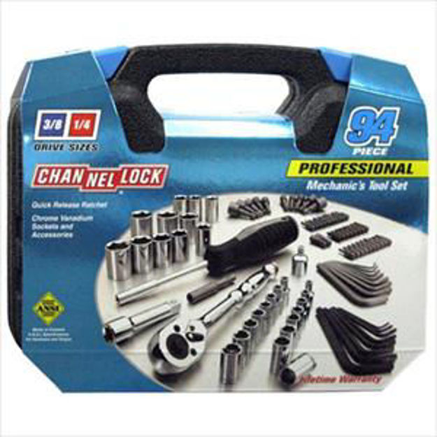 Picture of ChannelLock 94-Piece Professional Mechanic's Tool Set with Case