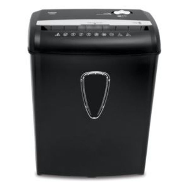 Picture of 8 Sheet Crosscut Paper & Credit Card Shredder w/ 3.4 Gallon Basket