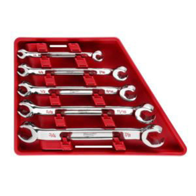 Picture of 5pc SAE Double End Flare Nut Wrench Set
