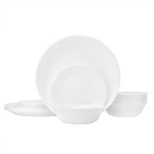 Picture of Livingware White Frost 18pc Round Dinnerware Set