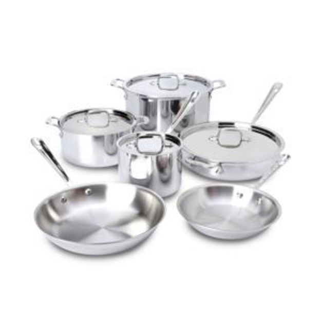 Picture of D3 Stainless Steel 10-Piece Cookware Set