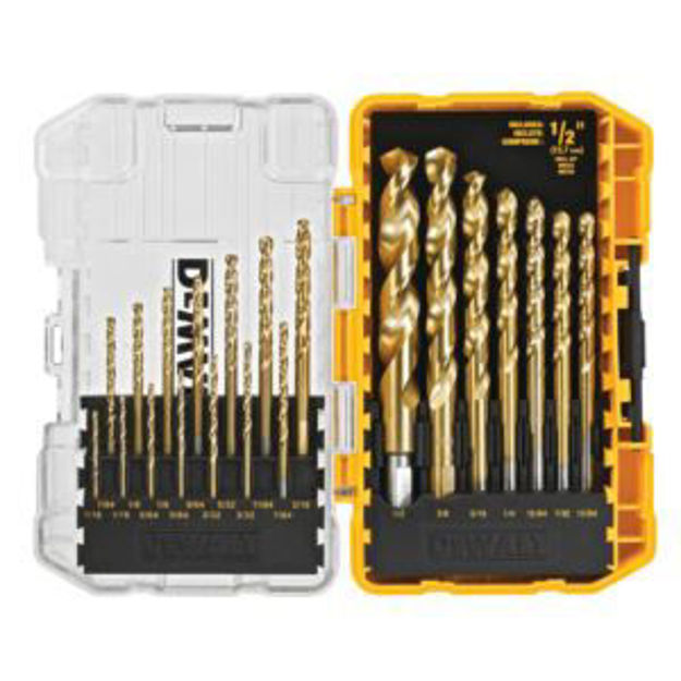 Picture of 21pc Titanium Nitride Coating Drill Bit Set