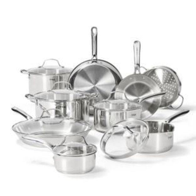 Picture of Gourmet Stainless Steel 15-Piece Cookware Set