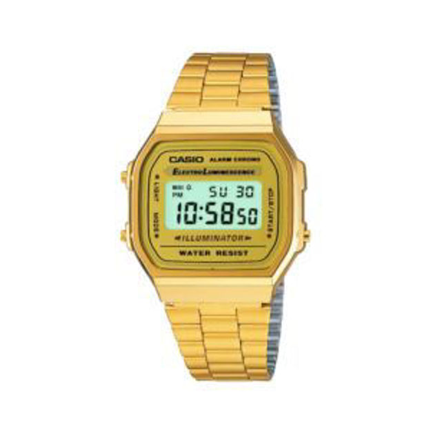 Picture of Unisex Vintage Digital Gold-Tone Bracelet Watch