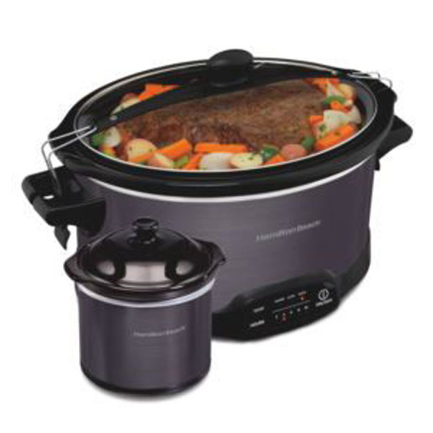 Picture of Stay or Go 7qt Programmable Slow Cooker w/ Party Dipper