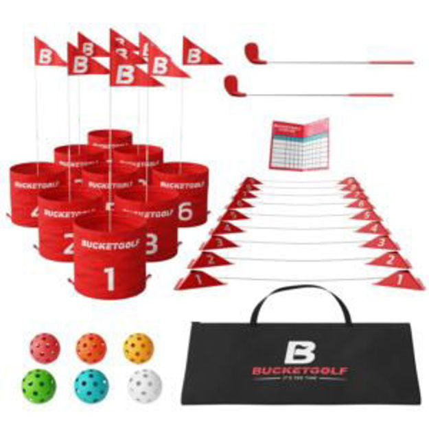 Picture of Bucketgolf Bundle 9 Hole Set w/ Clubs