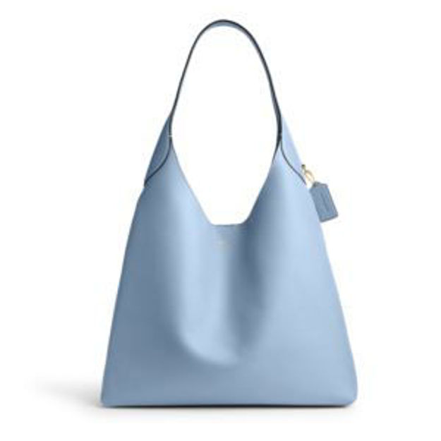 Picture of Natural Grain Leather Brooklyn Shoulder Bag 39 - Toffee/Brass