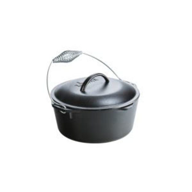 Picture of Lodge - 5-Quart Cast Iron Dutch Oven w/Bail Handle