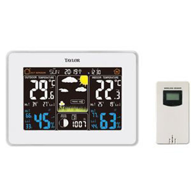Picture of WeatherGuide Deluxe Digital Weather Forecaster w/ Barometer