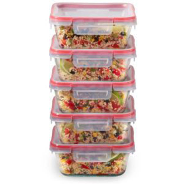 Picture of Freshlock 10pc Meal Prep Glass Food Storage Set