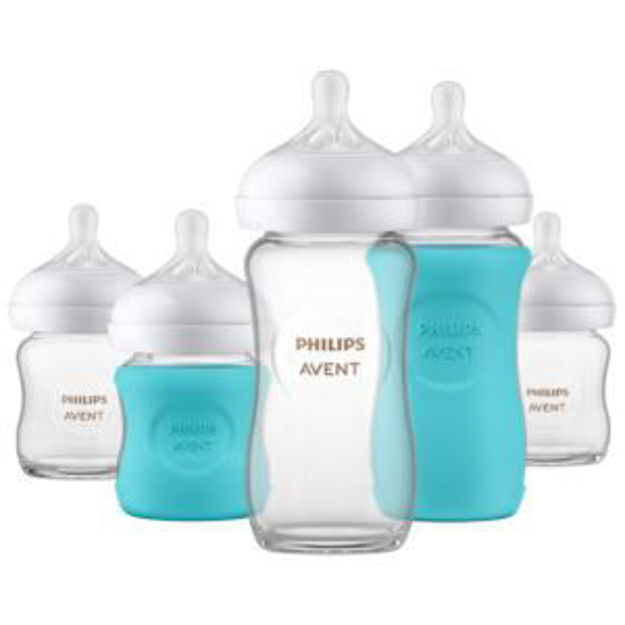 Picture of Natural Response Newborn Glass Baby Bottle Gift Set