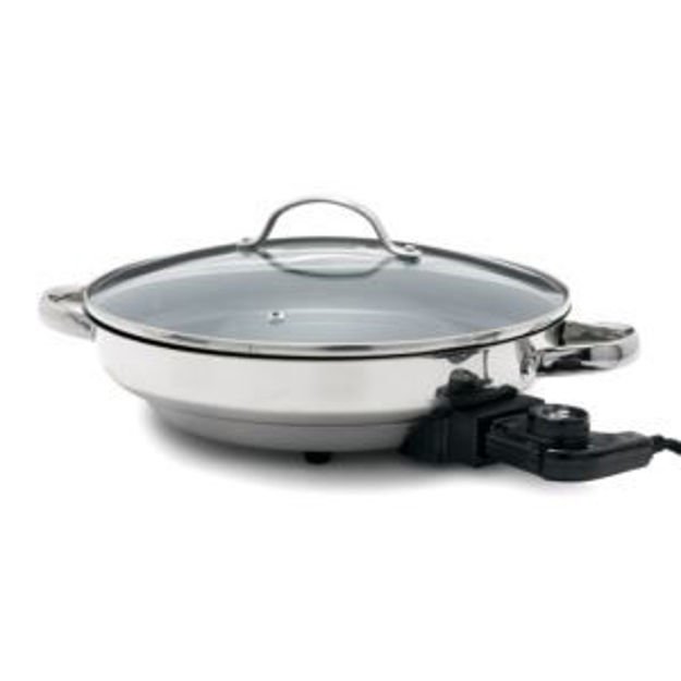 Picture of Bistro 12" Stainless Ceramic Nonstick Electric Skillet