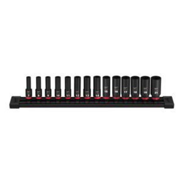 Picture of 14pc SHOCKWAVE Impact Duty 3/8" Drive Metric Deep 6 Point Socket Set